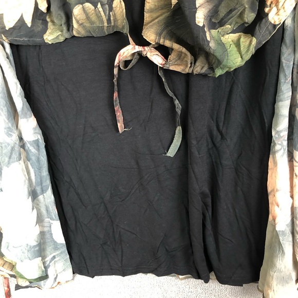 Pretty Angel Floral Layered Tunic Blouse size XL - Picture 3 of 10